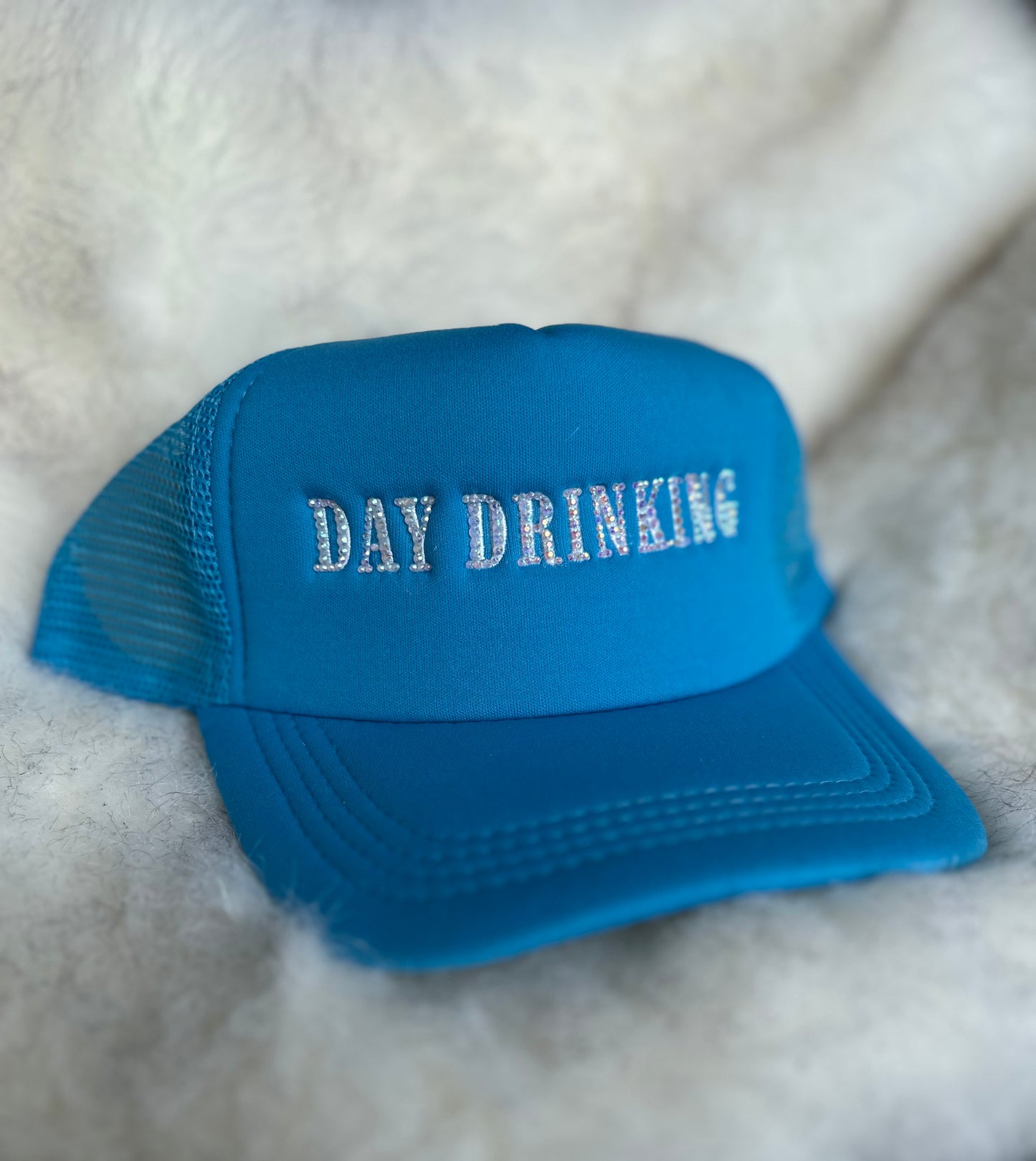 Day Drinking - Bedazzled Trucker Hat