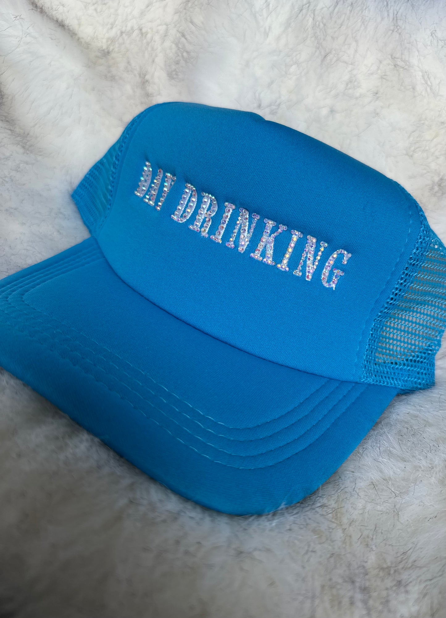Day Drinking - Bedazzled Trucker Hat