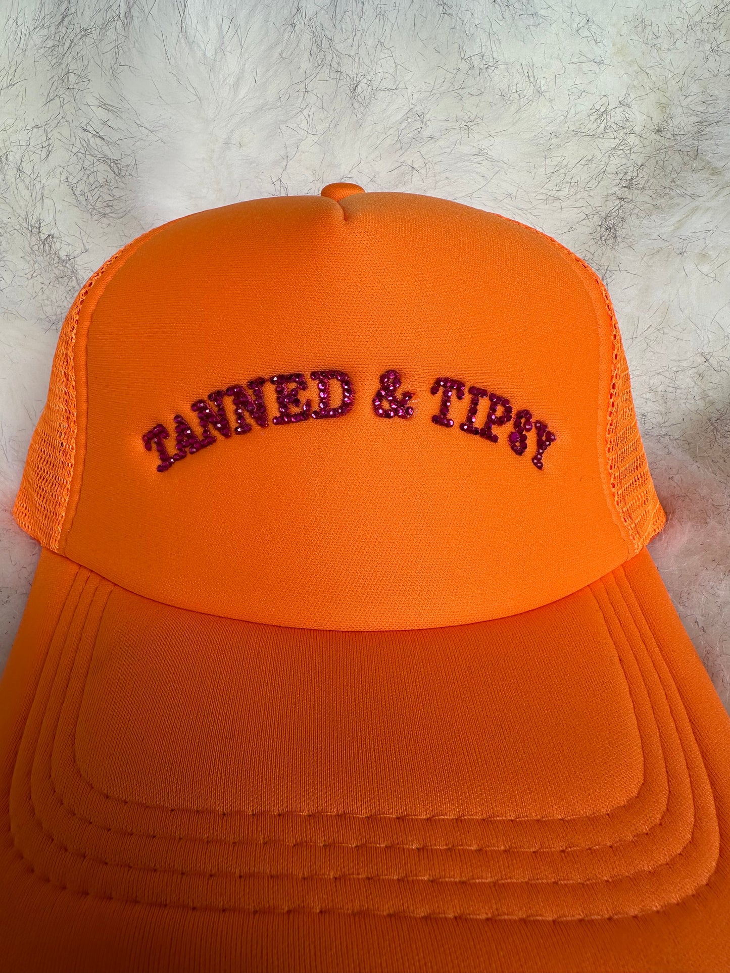 Tanned & Tipsy - Bedazzled Trucker Hat